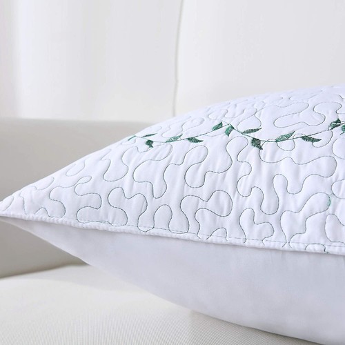 2 Pack Throw Pillow Covers Euro Sham Covers Pillow Shams Pillow Cover Embroidery - Picture 16 of 66