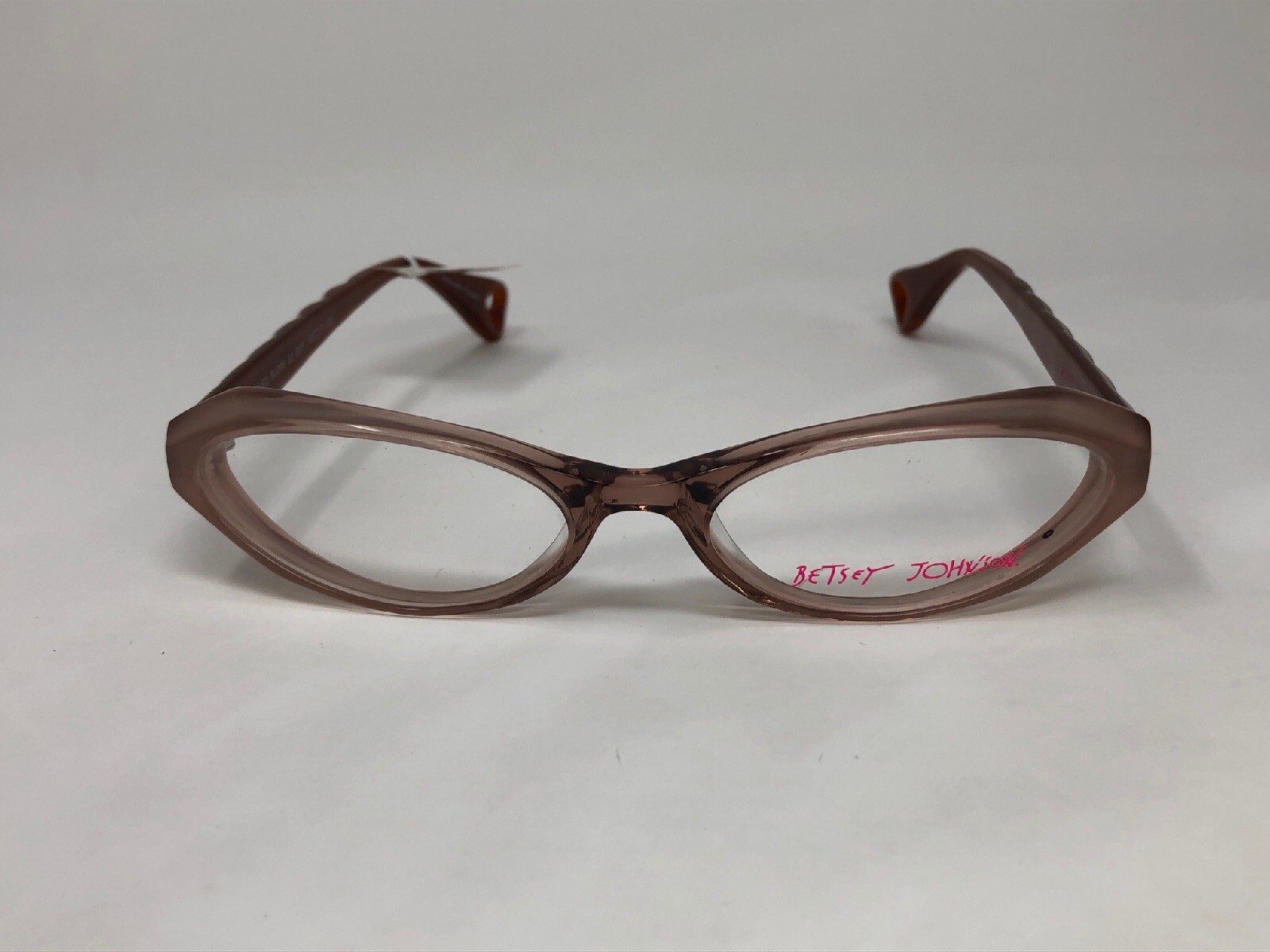 BETSEY JOHNSON “BEJEWELED” Eyeglasses Frame BJ095 02 5217132 Beige