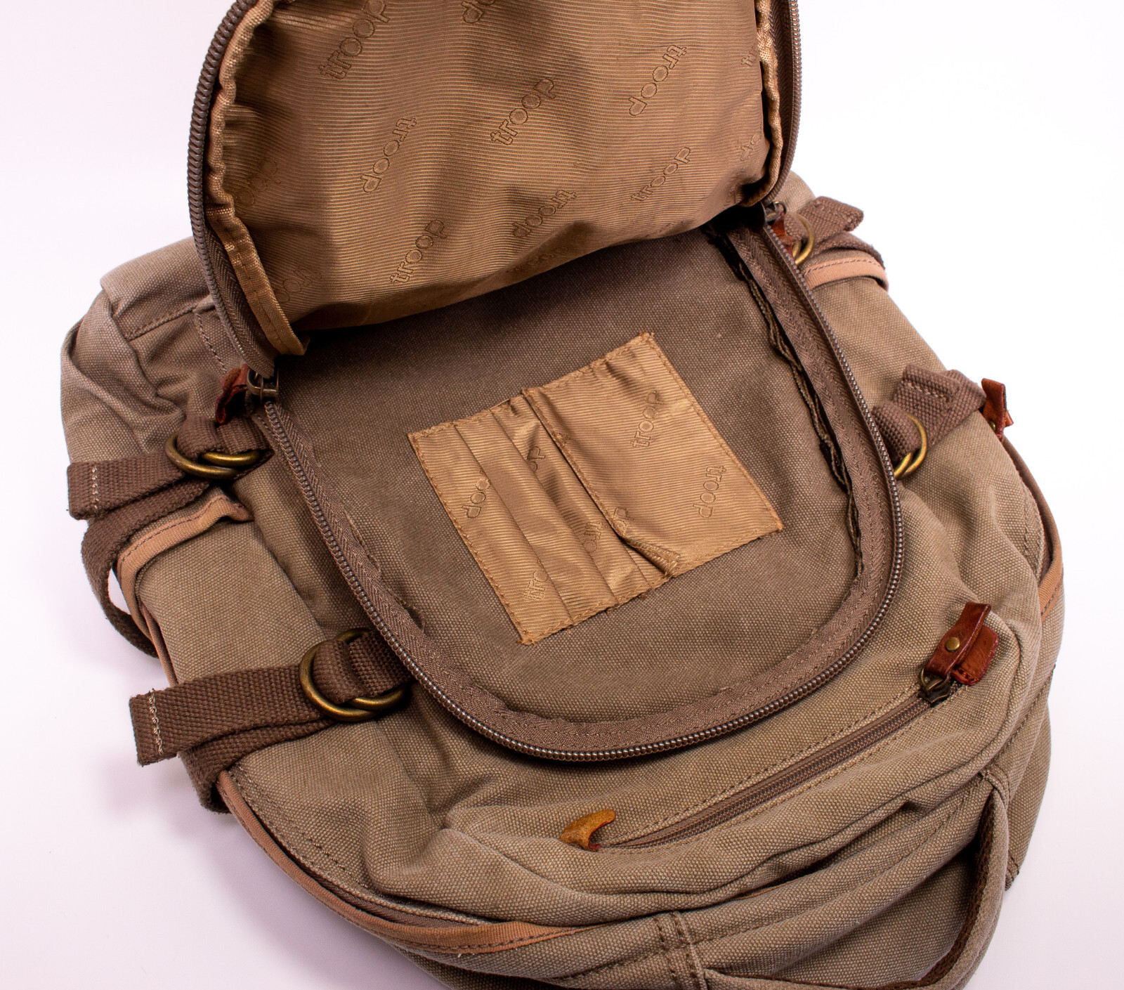 Troop London Classic Canvas Laptop Backpack TRP0257 … Gem