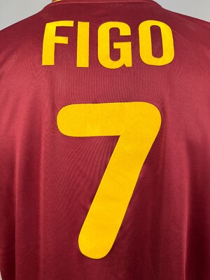 PORTUGAL 2000 2002 FIGO HOME SHIRT FOOTBALL SOCCER JERSEY NIKE