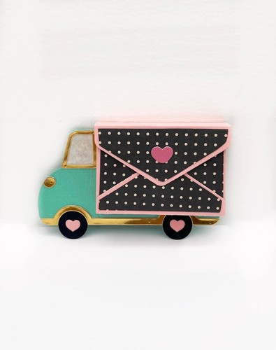 Pixi Dust Designs, Die/ Stanzschablone, Love Truck - Picture 2 of 3