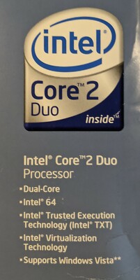 Intel Intel Core 2 Duo Processor E6750 2.66GHz BX80557E6750SLA9V