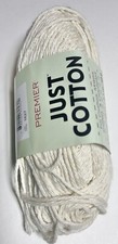 Premier YARNS- JUST COTTON. 1Pk. CREAM . I Combine Shipping,read Details