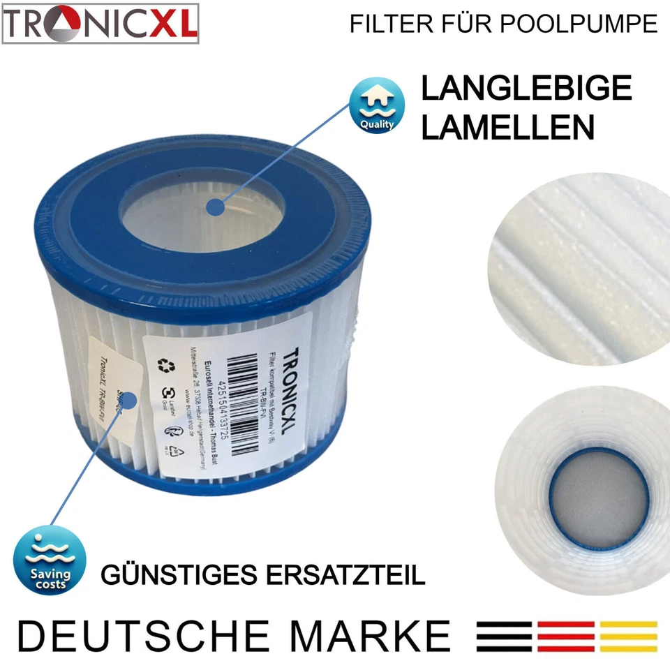 Filter für Bestway Lay-Z-Spa VI Gr. 6 60311 58323 58239-6 BW58323 Whirlpool - Bild 3 von 4