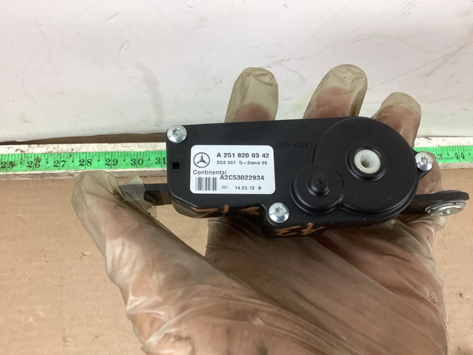 Motor regulador ventana cuarto trasero Mercedes-Benz GL450 2007-2012 (juego de 2) OEM Foto 3 de 4