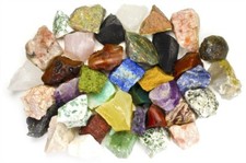 Fantasia Materials: 18 lbs Rough India Stone Mix - Tumbling, Tumble Rocks, Reiki