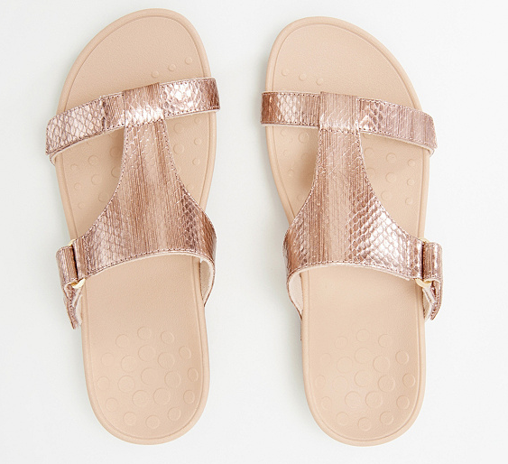 vionic rose gold sandals