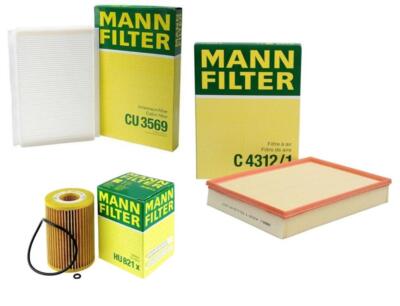 Mann Oil Air Paper Cabin Filter Kit for Dodge Mercedes Sprinter 2500 3500 3.0L