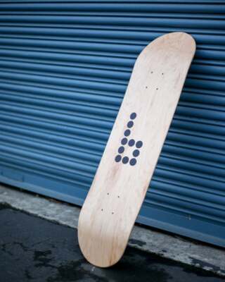 Braille Skateboards Deck - ''BRAILLE Branded Natural'' Deck in 7.75; 8.00; 8.25''