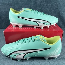 Puma Ultra Play FG AG Soccer Cleats Shoes Teal White Mens Size 13