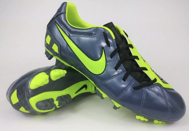 Nike Total 90 Laser Shoot III Soccer Cleats Fg Sz11.5 385402-470 Lime Green Grey | eBay