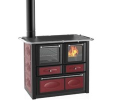 LINCAR GAIA 149 A VL SX STUFA A LEGNA CON FORNO BORDEAUX 7.36 KW PER 166 m3