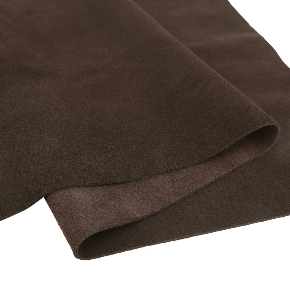 1.6mm Thick Genuine Leather Suede Sheet Soft Cowhide Pieces for DIY Leathercraft - Image 4 of 4