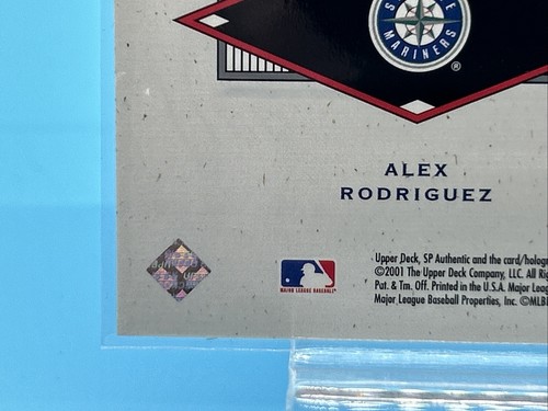 2001 SP Authentic Upper Deck Exclusives Game Used Jersey Alex Rodriguez #UD-AR - Picture 8 of 10