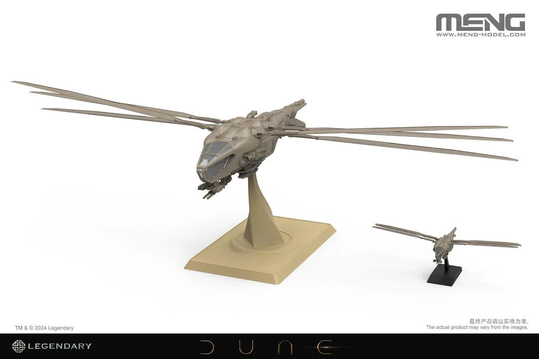 MENG DS-009 DUNE 1/72 Scale HARKONNEN ORNITHOPTER Model Kit