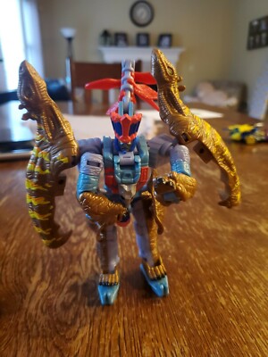 1999 Hasbro Transformers Dinobots Deluxe Heroic Maximal Striker Stegosaurus