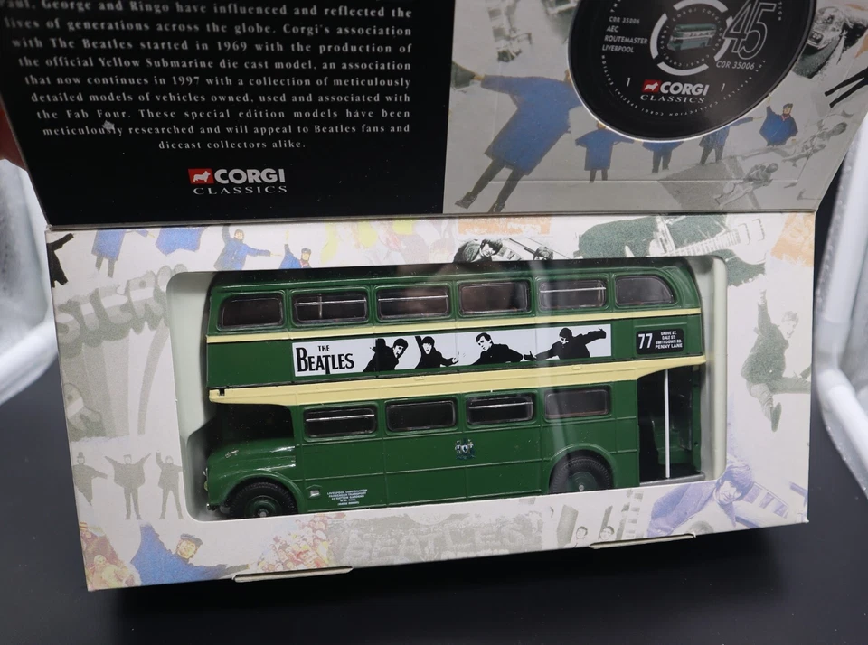 The Beatles CORGI CLASSICS AEC Routemaster Liverpool Bus 1997 NEW - Image 2 of 4