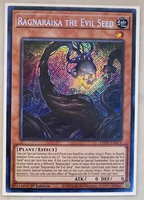 Ragnaraika the Evil Seed - LEDE-EN013 - Near Mint NM - Secret Rare - 1st Edition