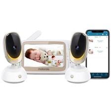 Motorola Connect85-2 Video Baby Monitor   5  Parent Unit and WiFi HD Viewing  