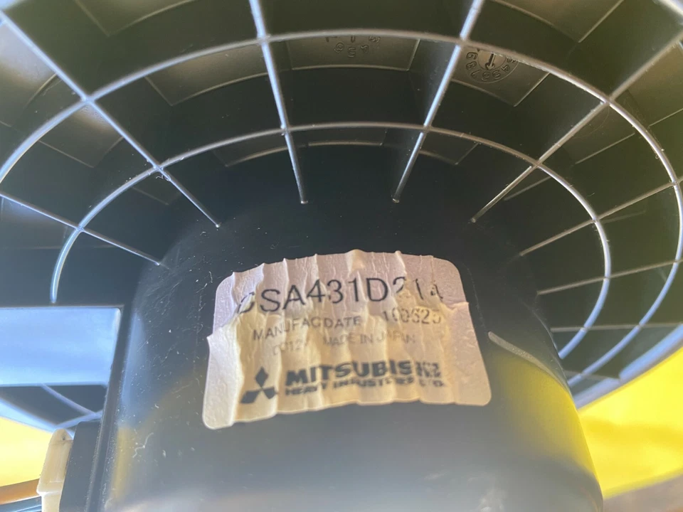 2011 MITSUBISHI LANCER AC HEATER BLOWER MOTOR OEM CSA431D214 - Image 2 of 4