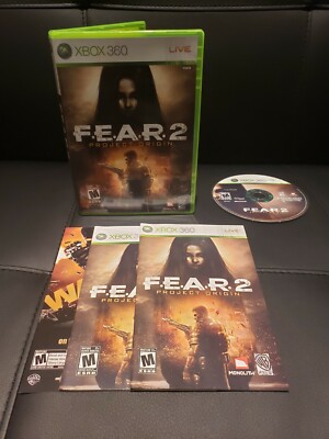 F.E.A.R. 2: Project Origin (Microsoft Xbox 360, 2009) Complete CIB