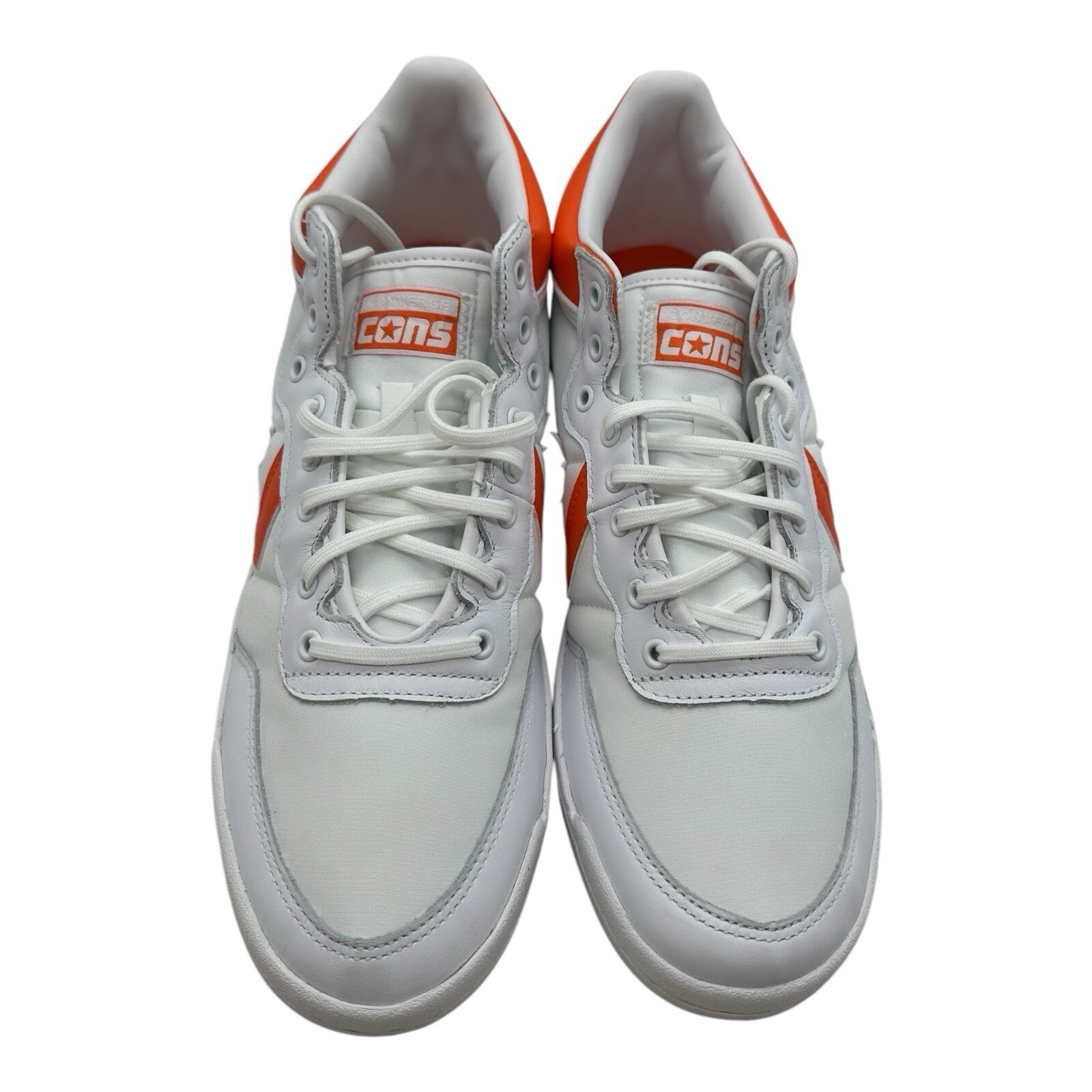 Converse CONS Fastbreak Pro Mid Shoes Men's Size 11 White Orange Sneakers thumbnail 5