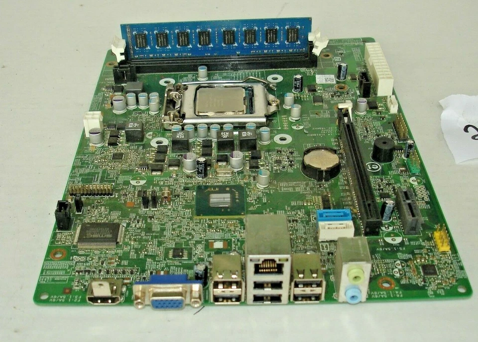DELL 0T10XW MOTHERBOARD WITH INTEL CORE I5-3470 3.20GHZ SROT8 CPU + 4 GB RAM - Image 2 of 2