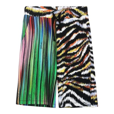 Just Cavalli Bermuda Stampa Fantasia Cn Elastico In Vita Multicolor per Bambino