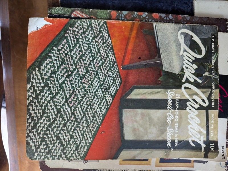 Quick Crochet No. 300 Jan 1948 J. & P. Coats English Illustrated Mary Pollard