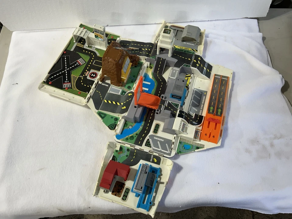 Casa rodante Micro Machines Super Van City Camper de colección juego desplegable 1991 Galoob Foto 4 de 4