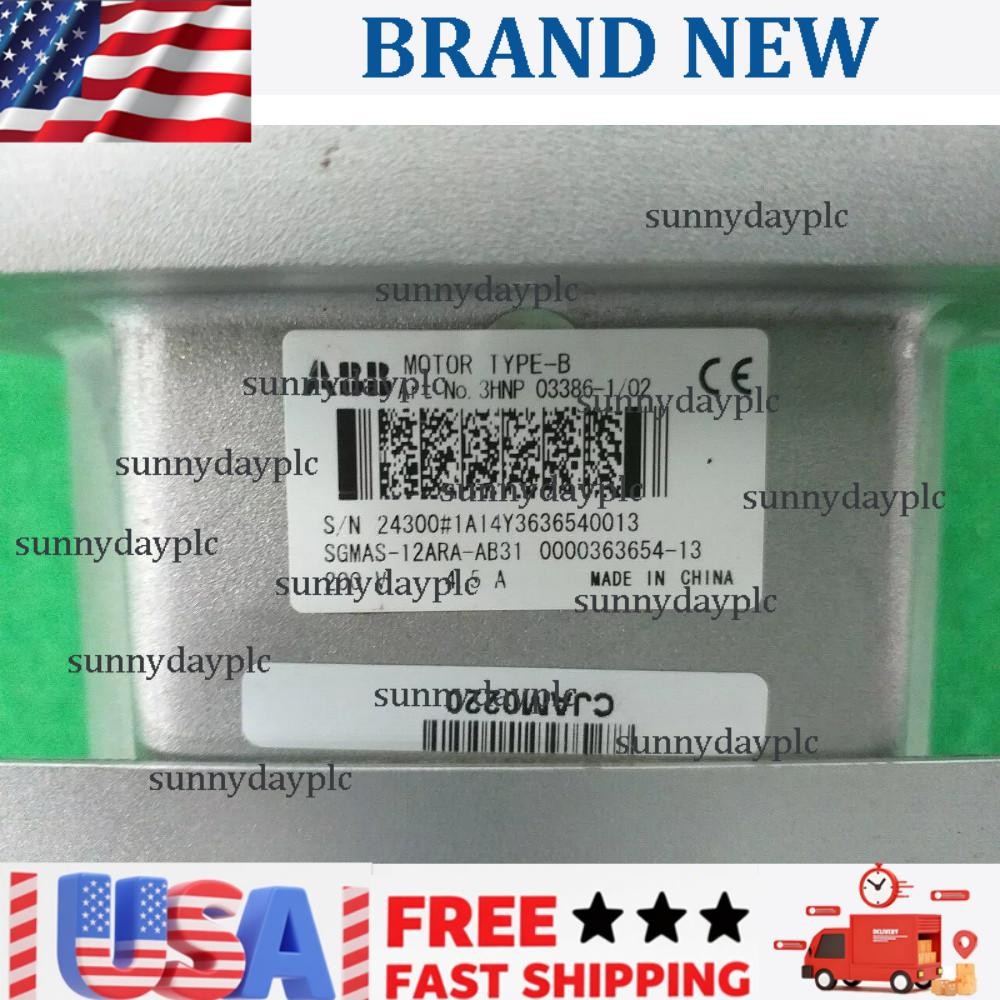 3HNP03386-1/02 ABB Servo Motor SGMAS-12ARA-AB31 Spot Goods Zy US Free TAX