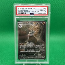 Excadrill ex 168/086 PSA 10 Special Illustration Rare 2025 Pokemon Black Bolt on eBay