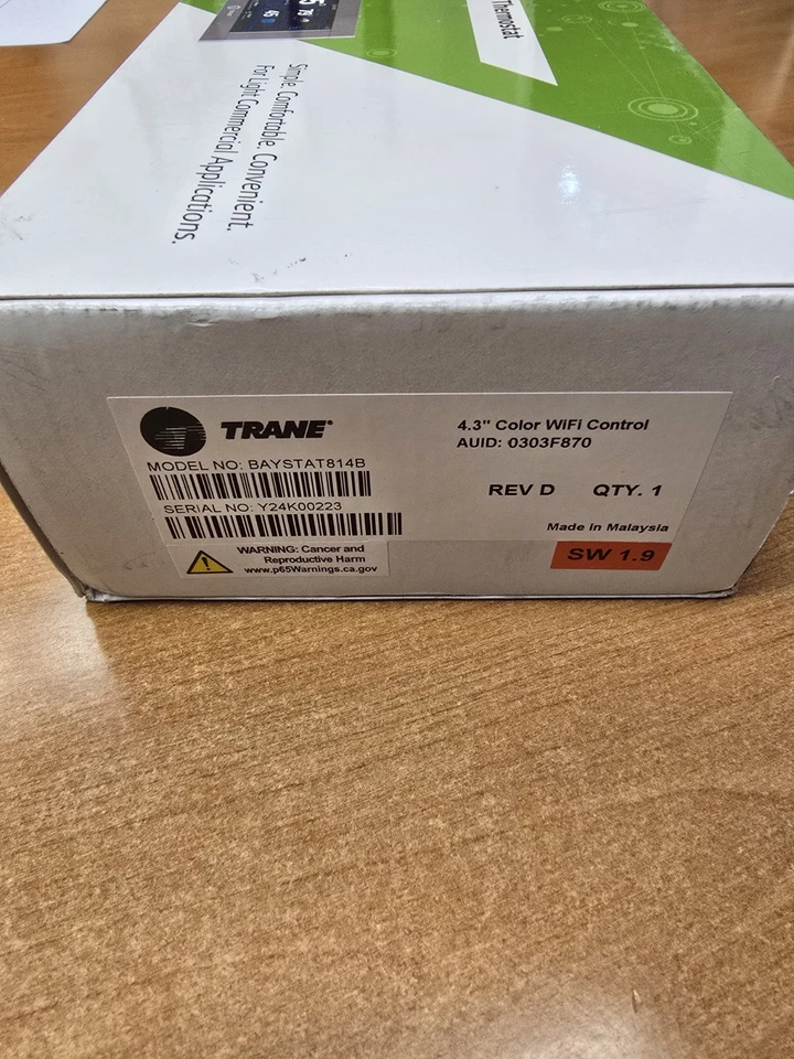 Color Smart Thermostat with WiFi. TRANE tstat heat pump, conventional. app  - Image 2 of 2