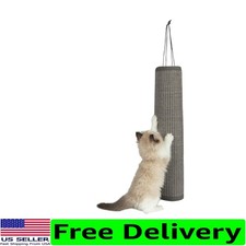 22"L Heavy-Duty Sisal Cat Scratcher Mat - Fun Indoor Play  Furniture Protection