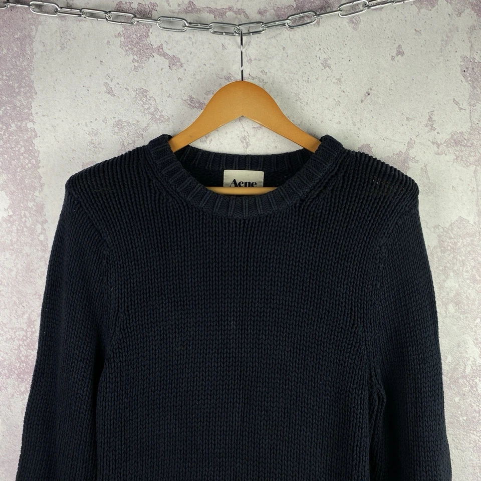 ACNE Studios Sweater Luxury Knitted Long Sleeve Men’s Classic Size M - Image 2 of 4