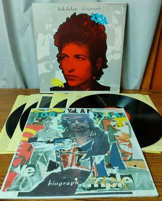 Bob Dylan Biograph 5xLP Vinyl Record Box Set 1985 EX