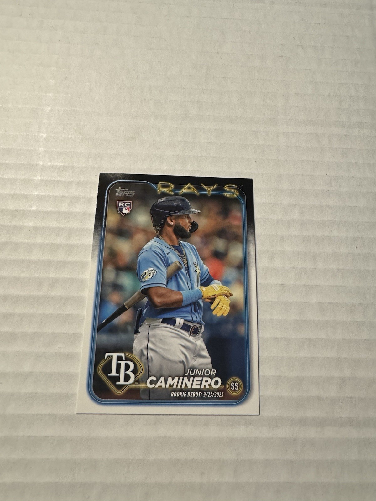 2024 Topps Update Junior Caminero ROOKIE #US223 - Tampa Bay Rays