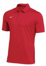Nike Men's S Red Dri-Fit Golf Polo Shirt Moisture-Wicking Lightweight N0627