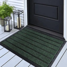 Extra Durable Dirt Trapping Outdoor Welcome Mats-Non-Slip Outdoor Indoor 30"x17"