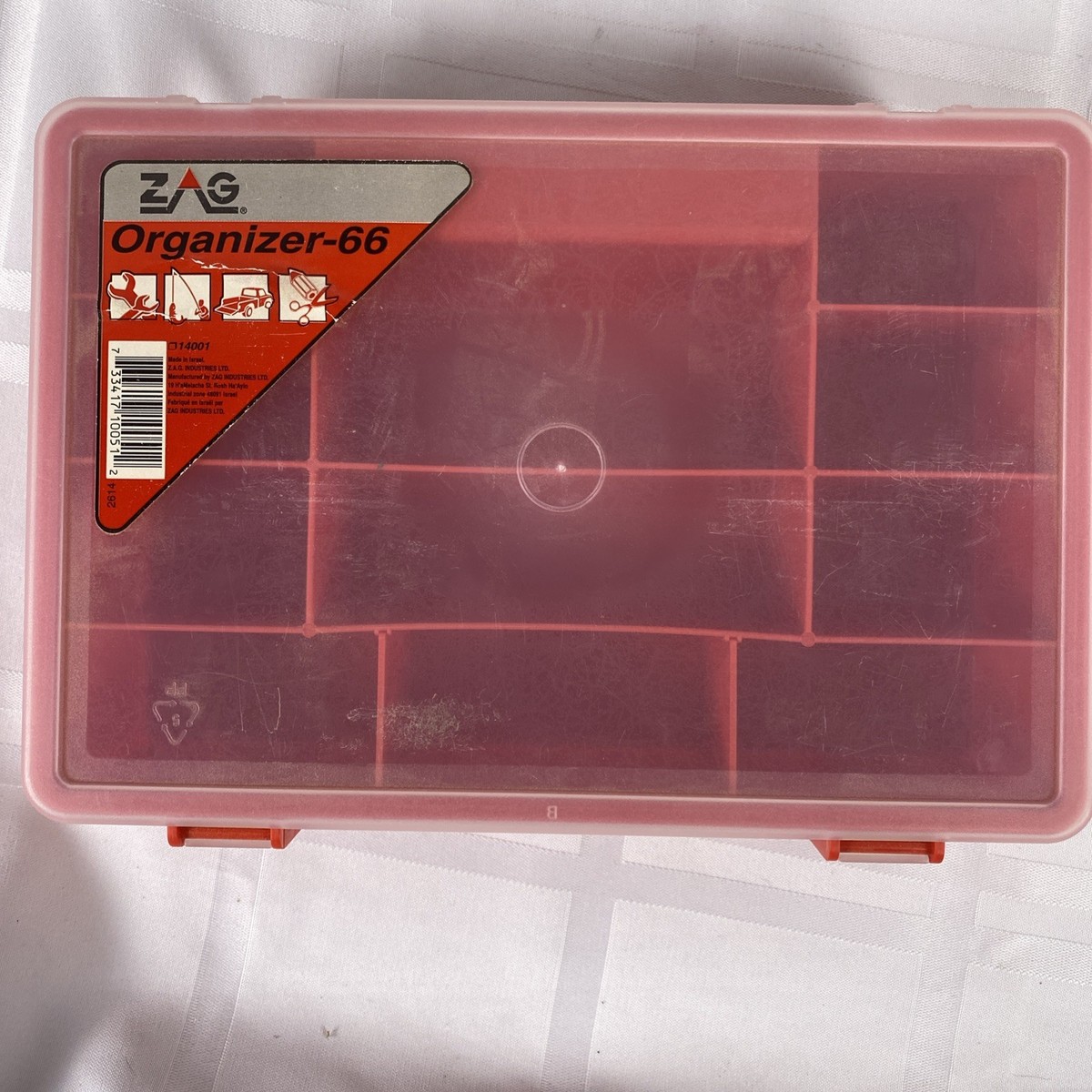 Zag Organizer Tools Flip Top - Set of 3 -One Organizer-66 and Two