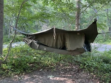 US Military Jungle Hammock WWII Era. Usable Condition. Very Clean