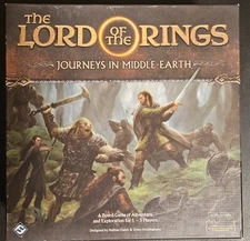 Lord of the Rings Journeys in Middle Earth Board Game - Complete Good Condition