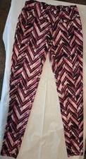 Womens Multi Color Leggings, Size S