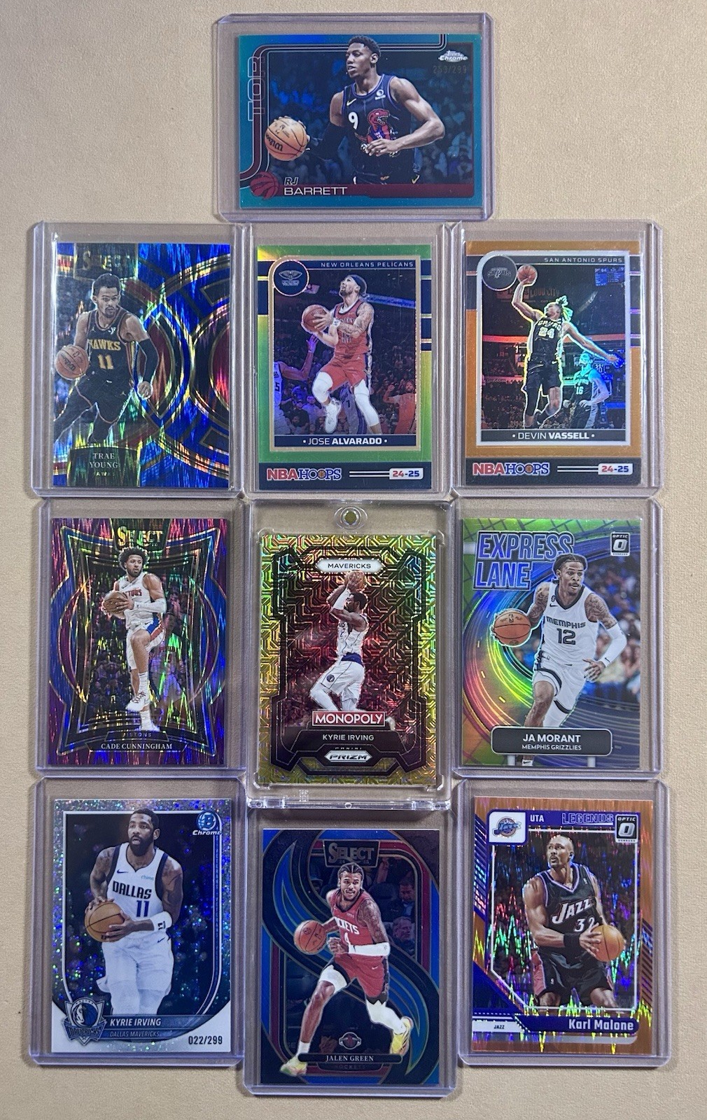 NBA Cards Numbered Lot