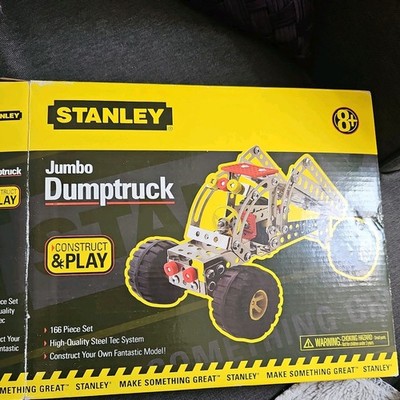 Einmal gespielt Stanley Jumbo Dumptruck - Alter 8+ Construct & Play 166-teiliges Set