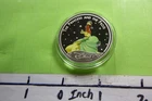 PRINCESS AND THE FROG COLORED ENAMEL DISNEY CLASSIC MOVIES NICKEL COIN RARE 1QO