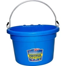 Fortex Round Over The Fence Pail With Handle 8 QT,Blue By Fortiflex