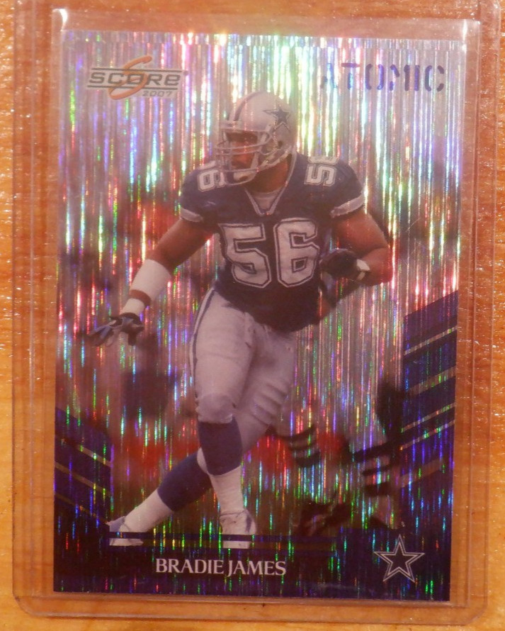 2007 SCORE ATOMIC ROOKIE Bradie James # 8