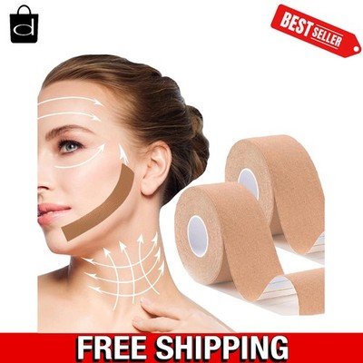 2 Rolls Facial Myofascial Lift Tape,Face Eye Neck Lift Tape, Unisex Anti-Wrinkle
