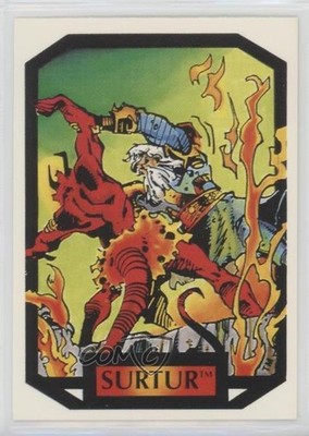 1987 Comic Images Colossal Conflicts Series 2 Surtur #77 d8k